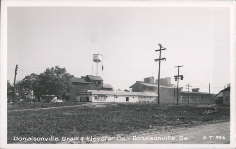 Donalsonville Grain & Elevator Co. with Water Tower Georgia