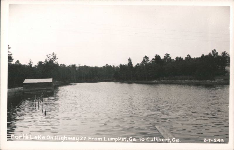 Fort's Lake On Highway 27 From Lumpkin To Cuthbert Georgia