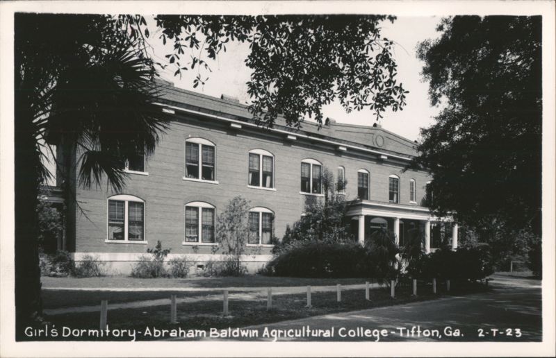 Girl's Dormitory, Abraham Baldwin Agricultural College Tifton Georgia