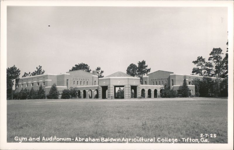 Gym and Auditorium - Abraham Baldwin Agricultural College Tifton Georgia