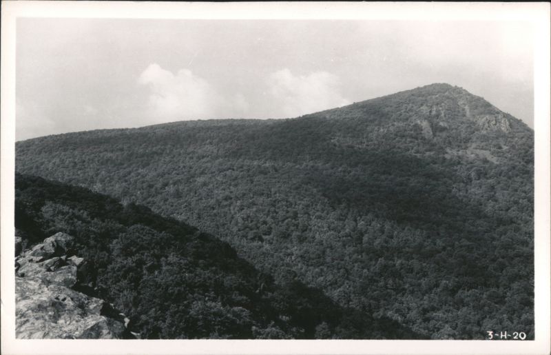Scenic View of a Forested Mountain with Rocky Outcrops Virginia