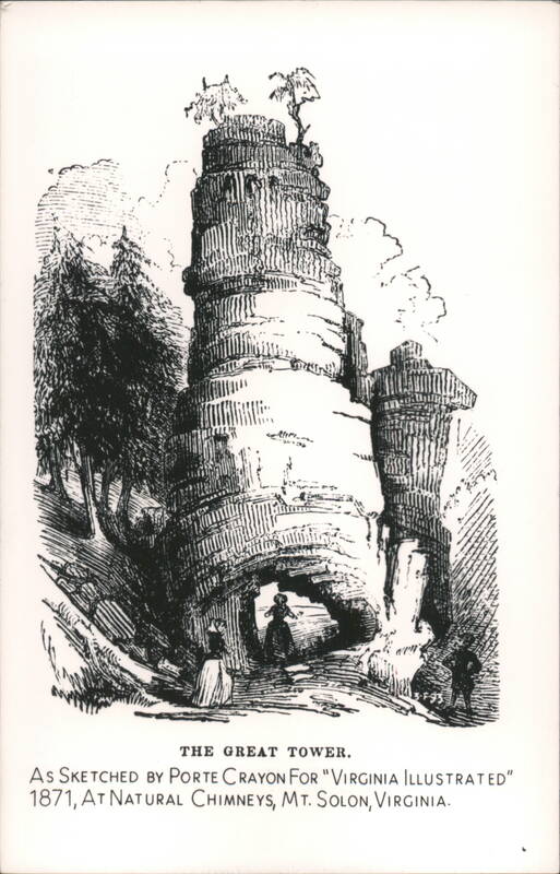 The Great Tower at Natural Chimneys, Mt. Solon Mount Solon Virginia