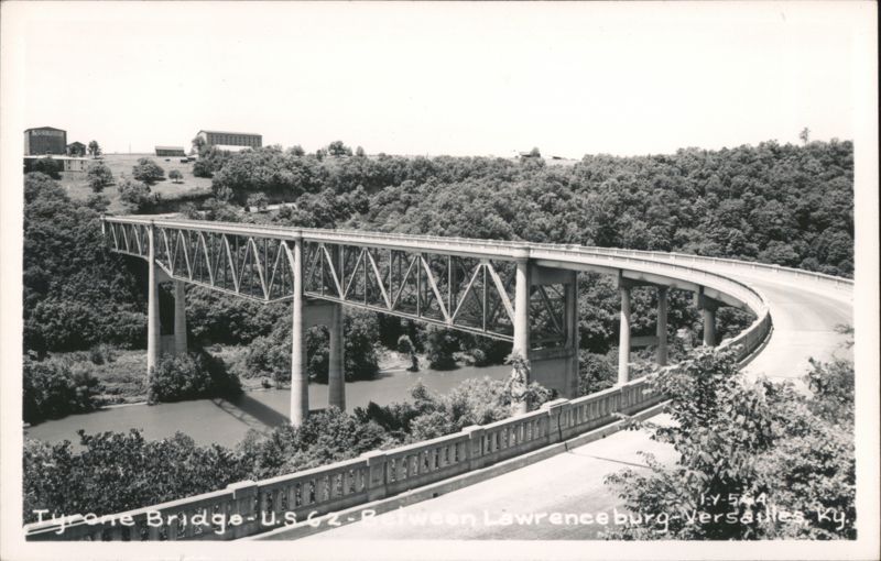 Tyrone Bridge - U.S. 62 - Between Lawrenceburg - Versailles Kentucky