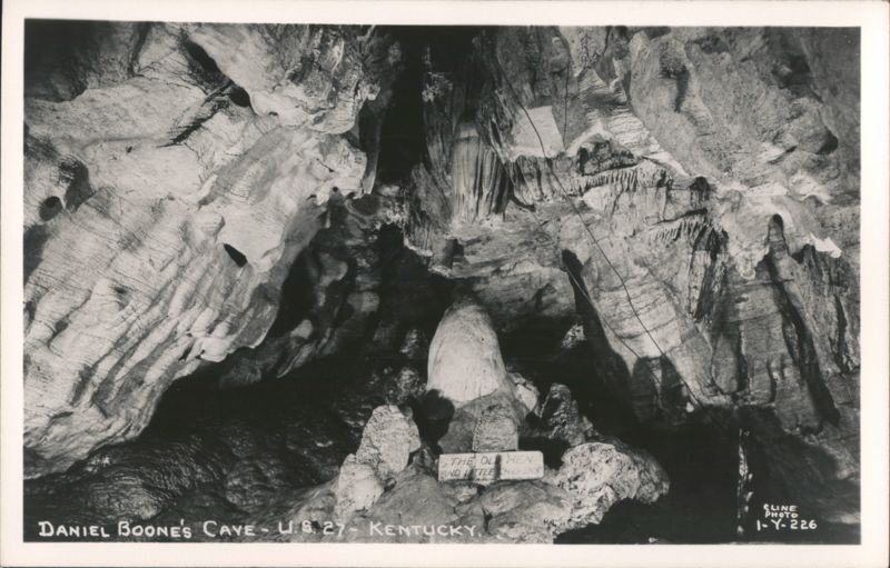 Daniel Boone's Cave, 'The Old Hen and Little Chickens' Formation High Bridge Kentucky