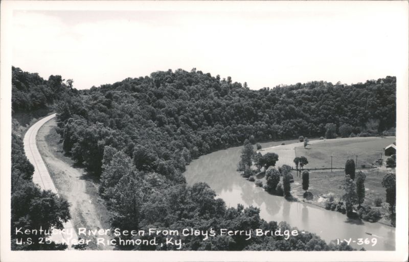 Kentucky River Seen From Clay's Ferry Bridge Richmond