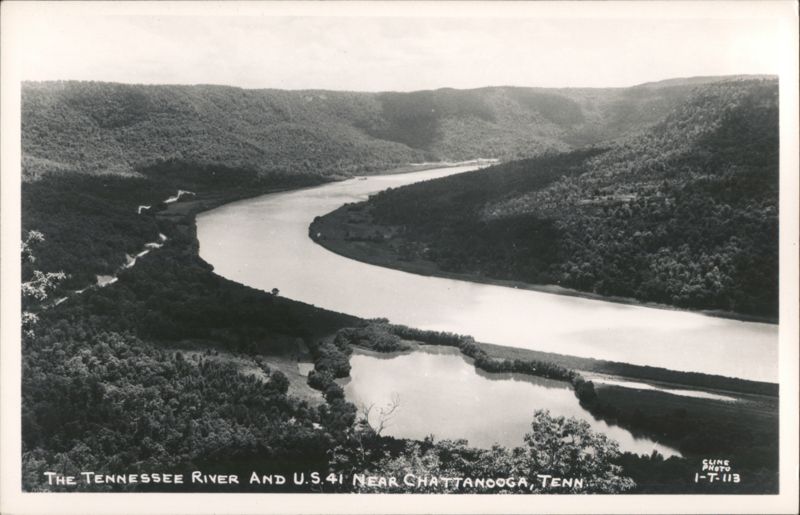 The Tennessee River and U.S. 41 Near Chattanooga