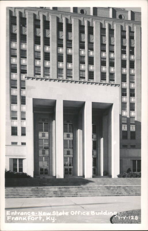 Entrance, New State Office Building Frankfort Kentucky
