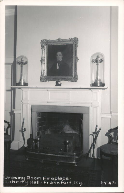 Drawing Room Fireplace at Liberty Hall Frankfort Kentucky