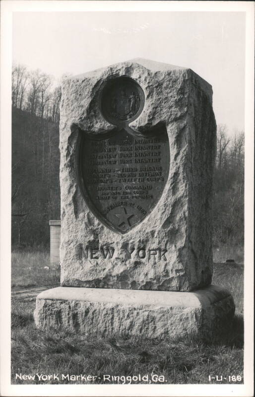 New York Marker, Civil War Monument, Ringgold, GA Georgia