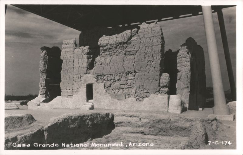 Casa Grande National Monument, Ancient Adobe Structure Coolidge Arizona