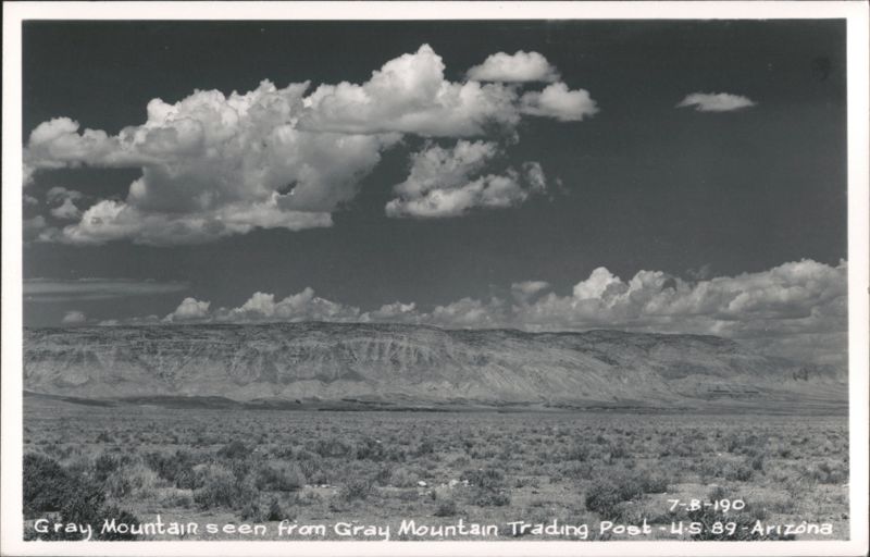 Gray Mountain seen from Gray Mountain Trading Post - U.S. 89 Arizona