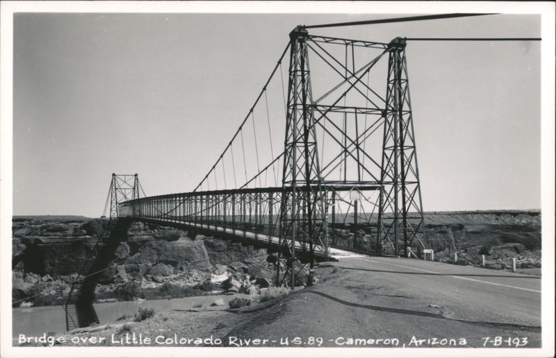 Bridge over Little Colorado River - U.S. 89 Cameron Arizona