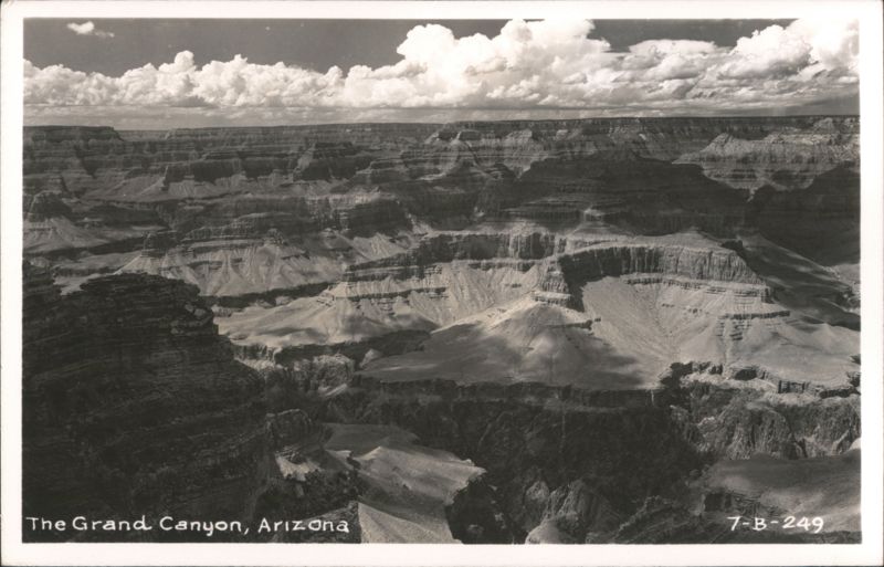 Scenic View of the Grand Canyon with Dramatic Clouds Grand Canyon National Park Arizona