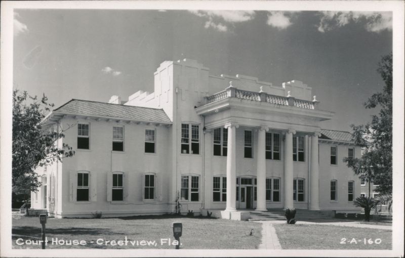 Court House with Columns and Balustrade Crestview Florida