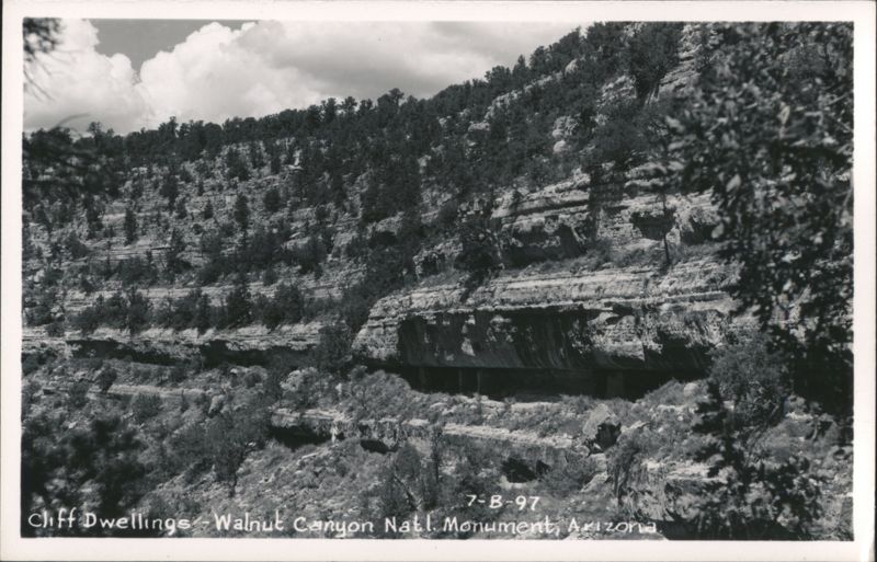 Cliff Dwellings - Walnut Canyon Natl. Monument Flagstaff Arizona