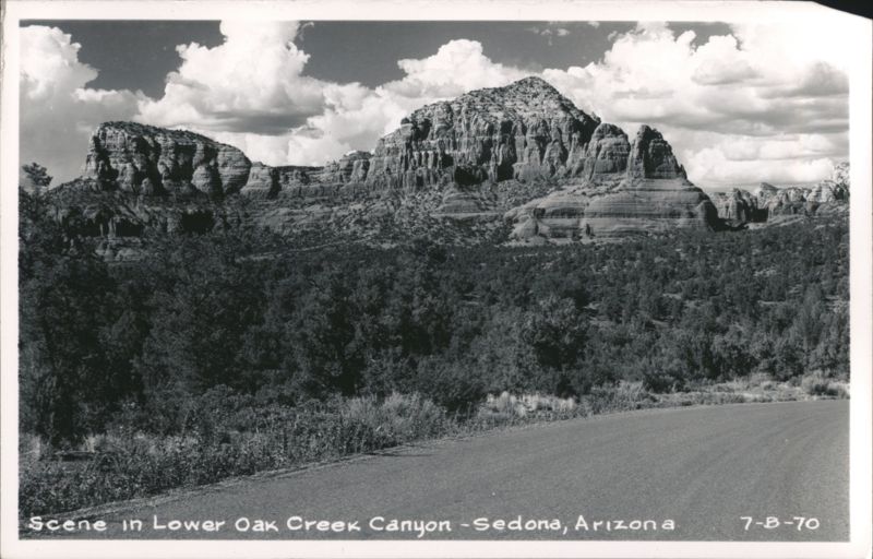 Scene in Lower Oak Creek Canyon Sedona Arizona