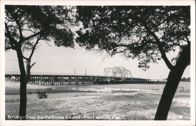 Bridge Over Santa Rosa Sound Fort Walton Beach Florida
