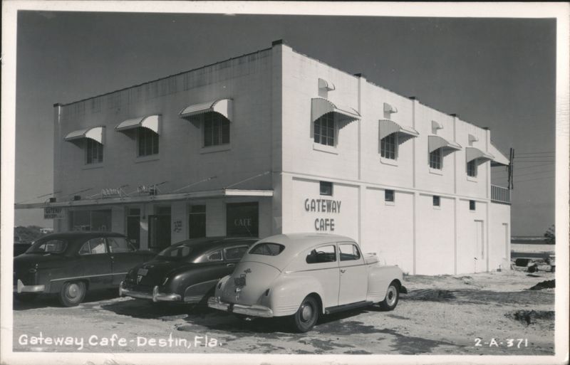 Gateway Cafe and Grocery with Vintage Cars Destin Florida