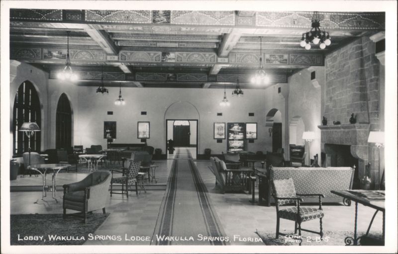 Lobby, Wakulla Springs Lodge Florida