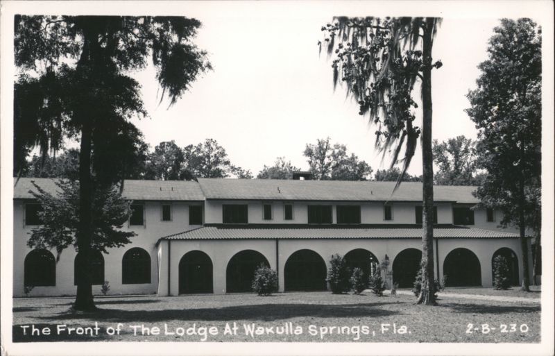 The Front of The Lodge At Wakulla Springs Florida