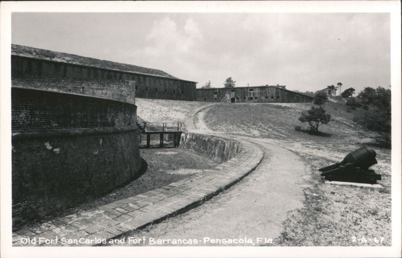 Old Fort San Carlos and Fort Barrancas Pensacola Florida