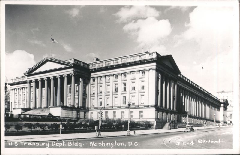 U.S. Treasury Department Building, Washington, D.C. District of Columbia