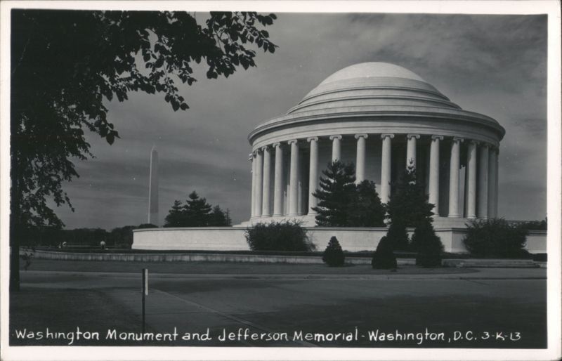 Washington Monument and Jefferson Memorial - Washington, D.C. District of Columbia