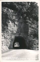 The Boone Tunnel on U.S. 68 Postcard