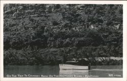 Boat on Kentucky River to Chimney Rock Postcard