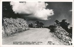 Highway Across Fort Mountain Postcard