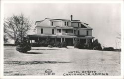Hotel DeSoto in Chatsworth, Georgia Postcard