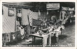 Hand Tufted Bedspreads & Souvenirs Roadside Stand, Adairsville, GA Postcard