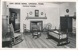Sam Davis Home, Family Room Postcard