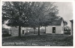Smokehouse and Kitchen at Sam Davis Home Postcard