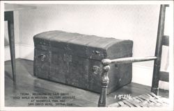 Trunk of Sam Davis, Western Military Institute, 1860 Postcard