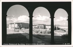 Clark Memorial Building, Clarkdale, Arizona Postcard