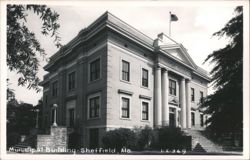 Municipal Building, Sheffield, Alabama Postcard