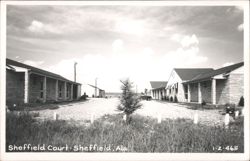 Sheffield Court Motel Postcard