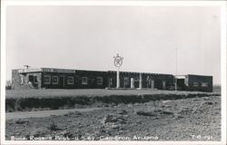 Buck Rogers Post - U.S. 89 with Texaco Sign Postcard