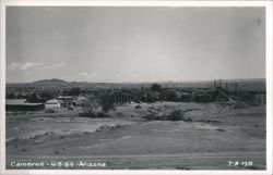 Cameron, U.S. 89, Arizona - Hotel Court and Canyon Bridge Postcard