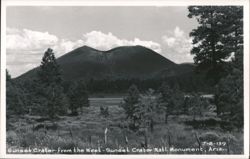 Sunset Crater from the West - Sunset Crater Natl. Monument Postcard