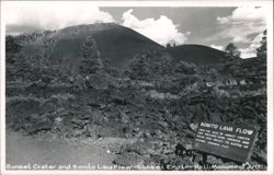 Sunset Crater and Bonito Lava Flow - Sunset Crater National Monument Postcard