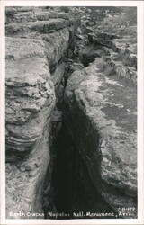 Earth Cracks Wupatki National Monument Postcard