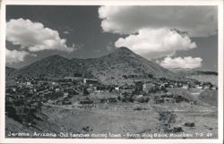 Jerome, Arizona - Old famous mining town from Hog Back Mountain Postcard