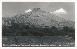 Tuzigoot National Monument as seen from the south Postcard