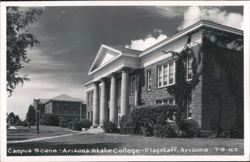 Campus Scene - Arizona State College Postcard