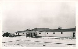 Regal Beach Casino, Bus Stop, and Parked Cars, Gulf Beach Postcard