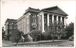 Central Baptist Church, Decatur, AL Postcard
