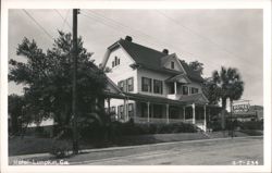 Hotel Lumpkin with 'Hotel Meals' Sign, Lumpkin, GA Postcard