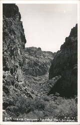 Fish Creek Canyon - Apache Trail Postcard